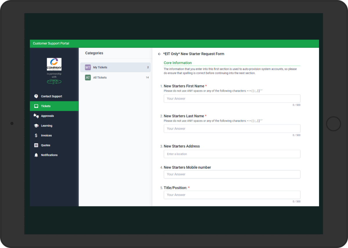co-managed it portal